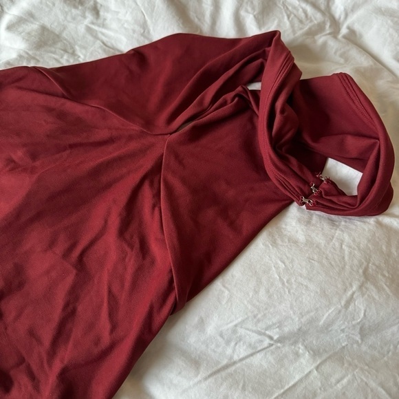 ALIX NYC Oliver Bodysuit in Crimson - Picture 8 of 13